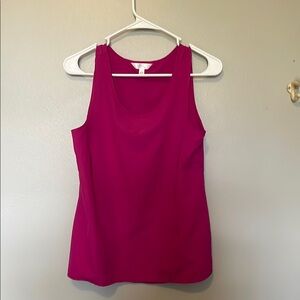 Women's Sleeveless Magenta Sleeveless Blouse